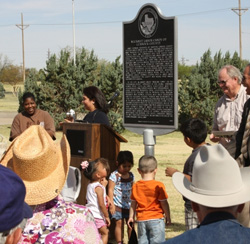 Historical marker dedications are a community event!