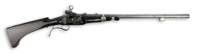 18th Century short escopeda Spanish rifle