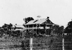 Early image of the plantation house.
