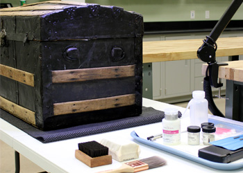 The Texas Historical Commission's (THC) Curatorial Facility for Artifact Research (CFAR) houses historic and archeological collections from the THC's 21 state historic sites.