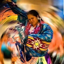 Alabama-Coushatta Tribe of Texas woman dancer
