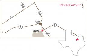 Map to Acton's location