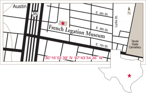Driving map of the French Legation building