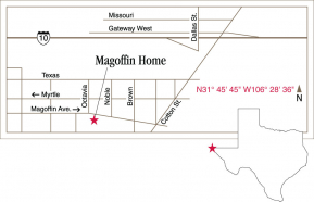 Driving map to Magoffin Home.