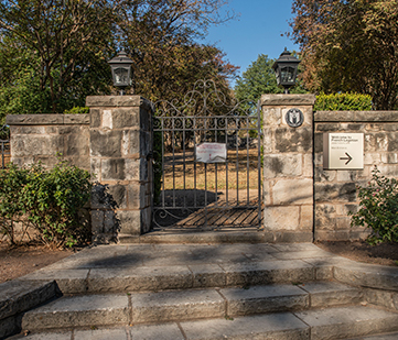 The front gate of the French Legation State Historic Site