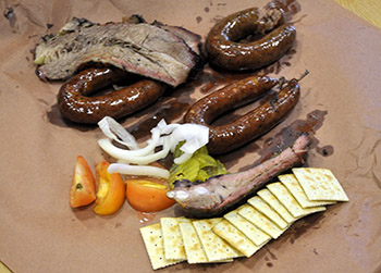 Picture of a plate of barbecue
