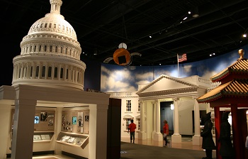 Picture of the inside of a museum 