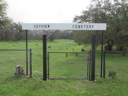 Entrance gate to a cemetery