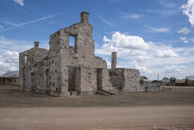 Ruins on the grounds