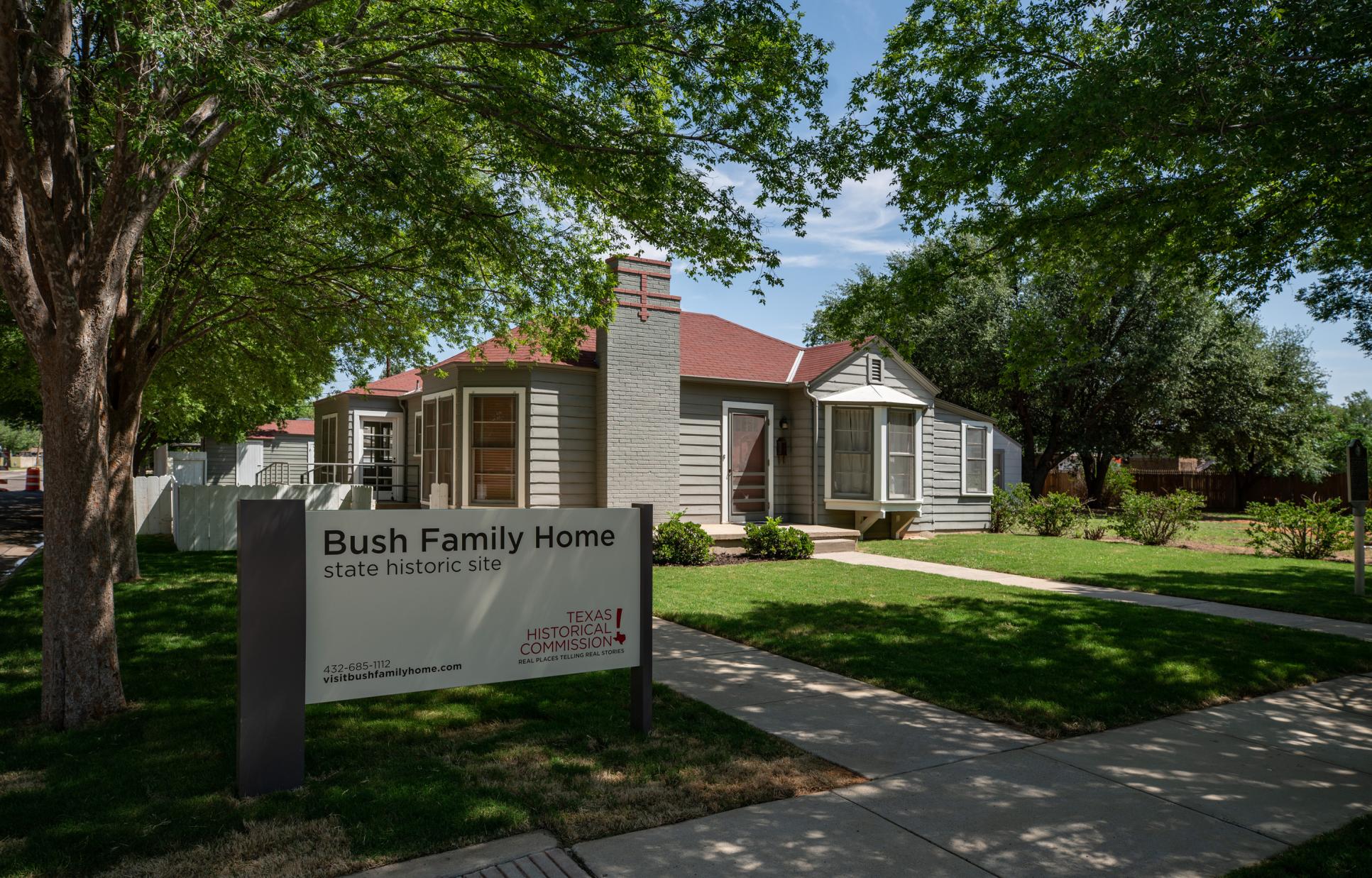Front of Bush Family Home