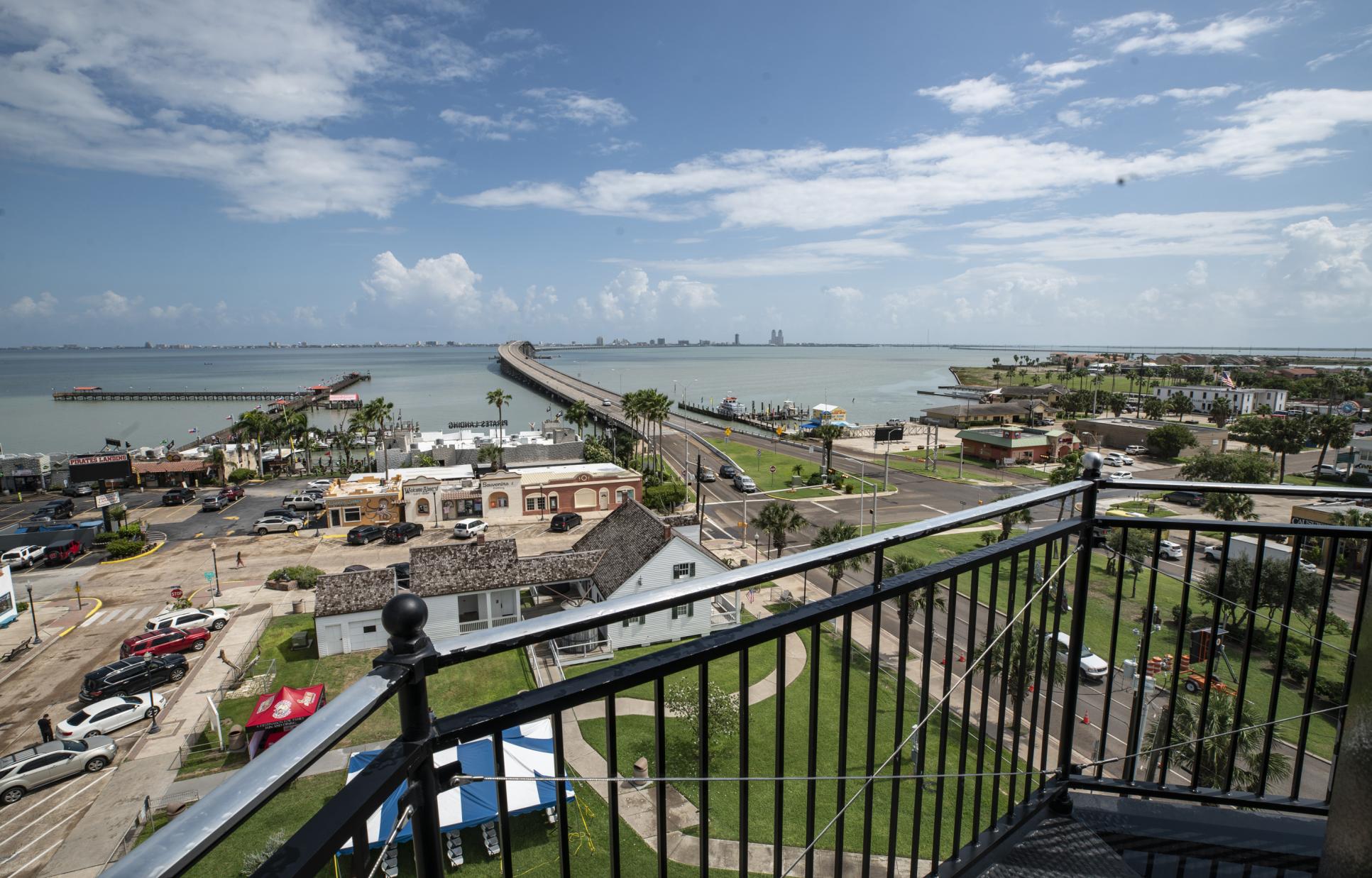 View from the balcony of the Port Isabel Lighthouse