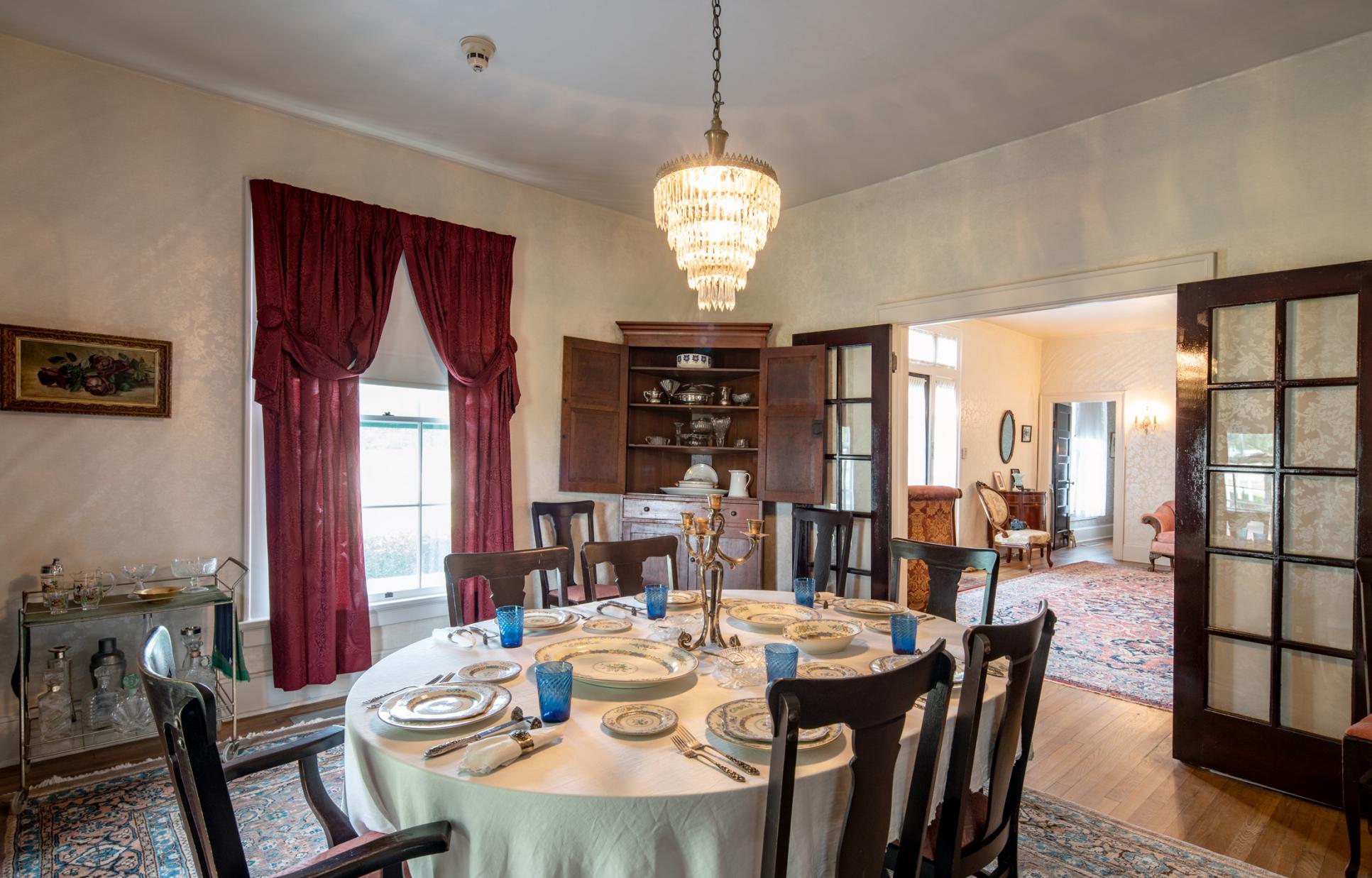 Main dining room in the Sam Rayburn House