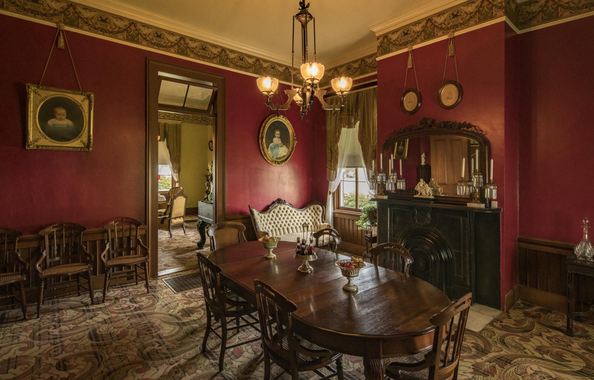 Dining room inside the Star Family Home